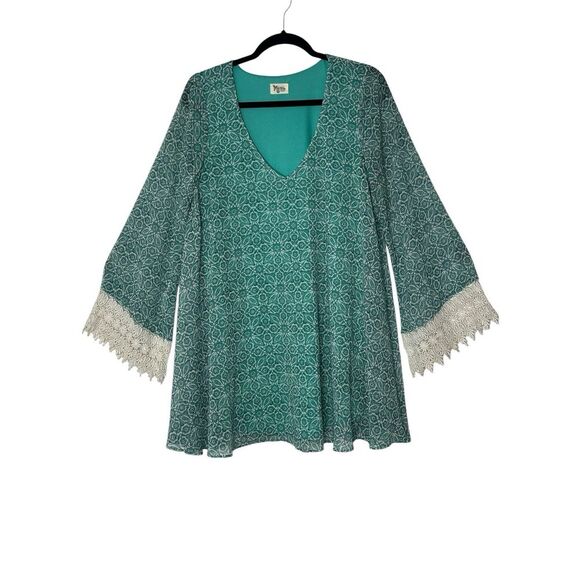 Show Me Your MuMu Dresses & Skirts - Show Me Your Mumu Mini Dress Women Medium Revolve Portabella Lace Trim Babydoll